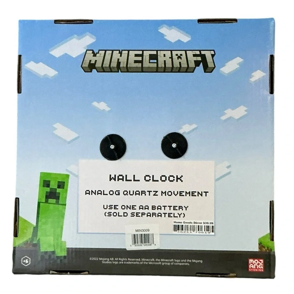Minecraft wall clock