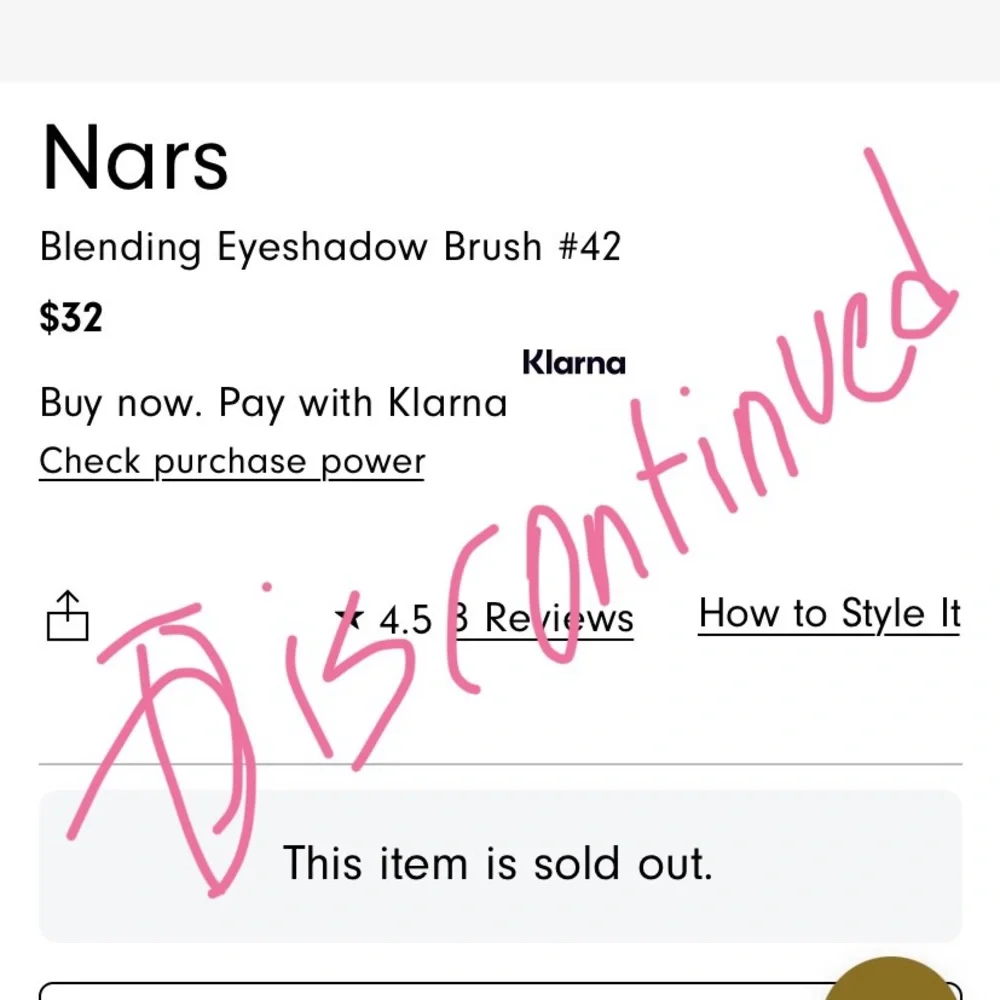 NARS pls order
