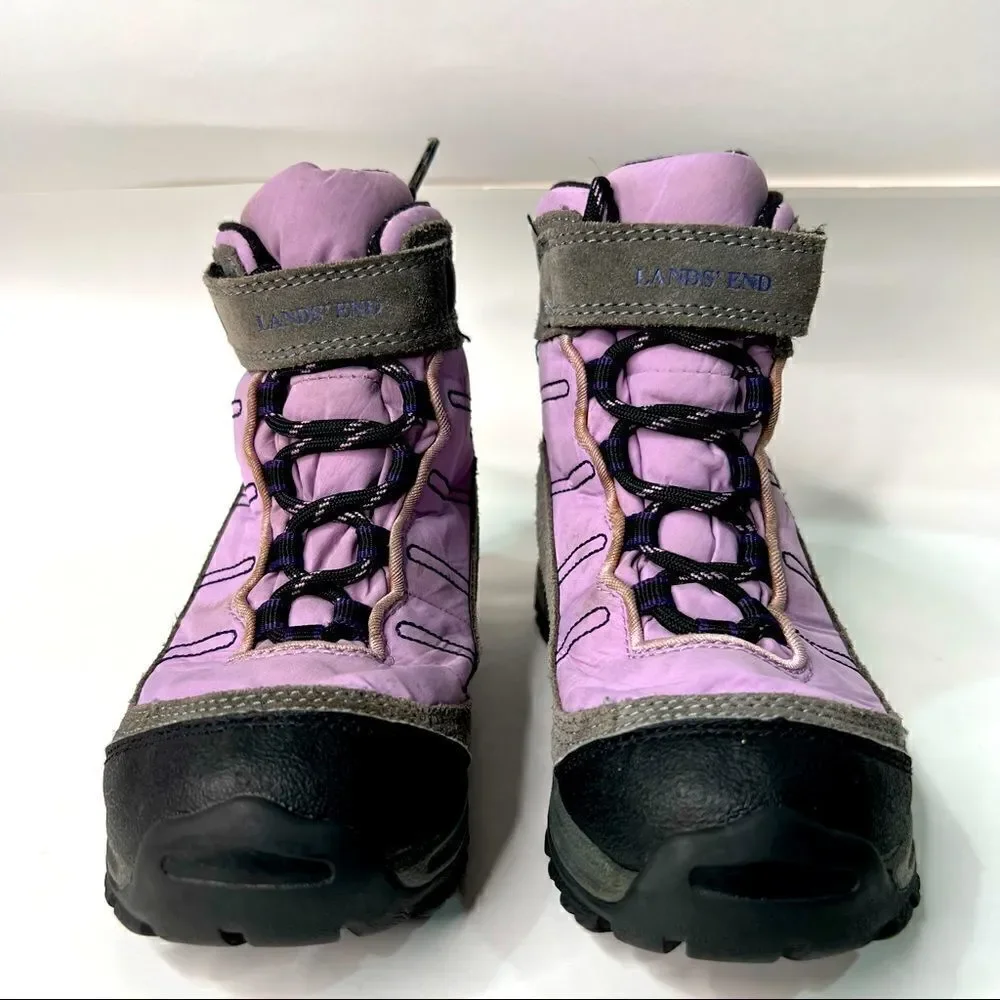 Lands’ End Purple Winter Snow Boots