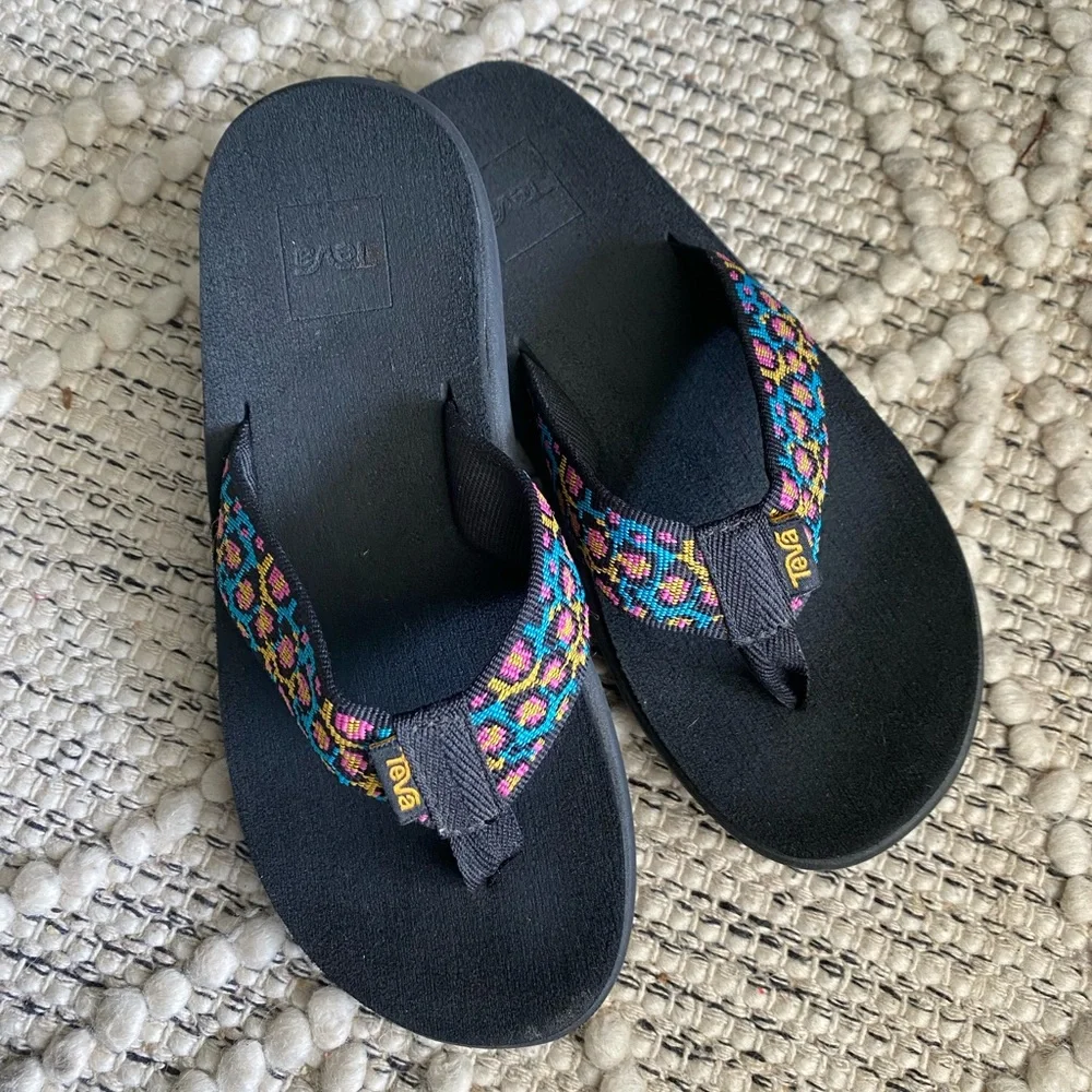 YOUTH‎ GIRLS TEVA VOYA FLIP FLOP S SANDALS SIZE 3Y