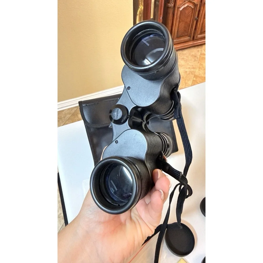 Bushnell Insta Focus‎ 7x35 Binoculars Wide Angle 420FT Case Japan Vintage