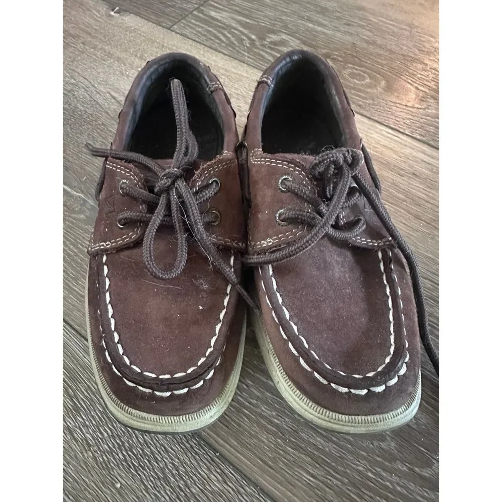 Dark brown sperry loafers‎ dress shoes 10.5