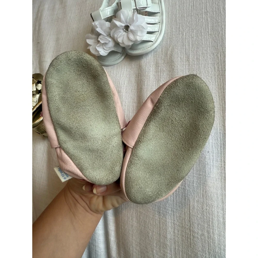 Baby Girl Shoes Bundle - Laura Ashley,‎ Chloe K., Robeez - Infant