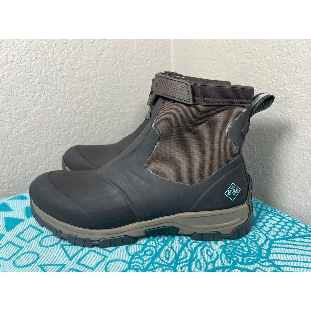 Muck Boot Company Apex Mid Zip Mens 14 Brown Waterproof Hunting‎ Boots 120020