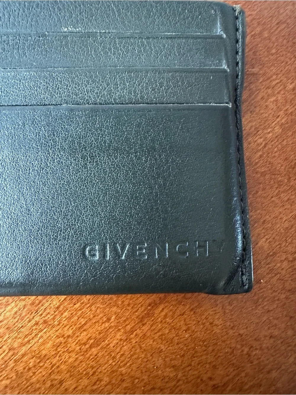 Givenchy Olive Card Holder, 100% authentic, Cowhide leather, original packaging