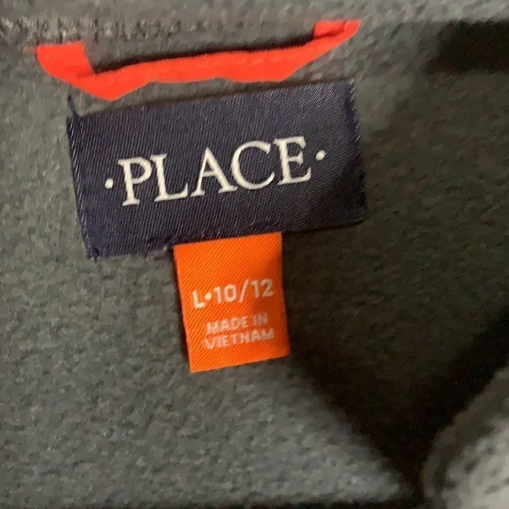 The Children’s Place Boy’s Fleece Zip Up Jacket L