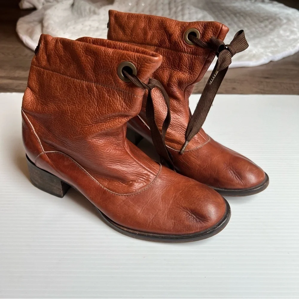 Gidigio- Vintage Italian Leather Boots Size 37