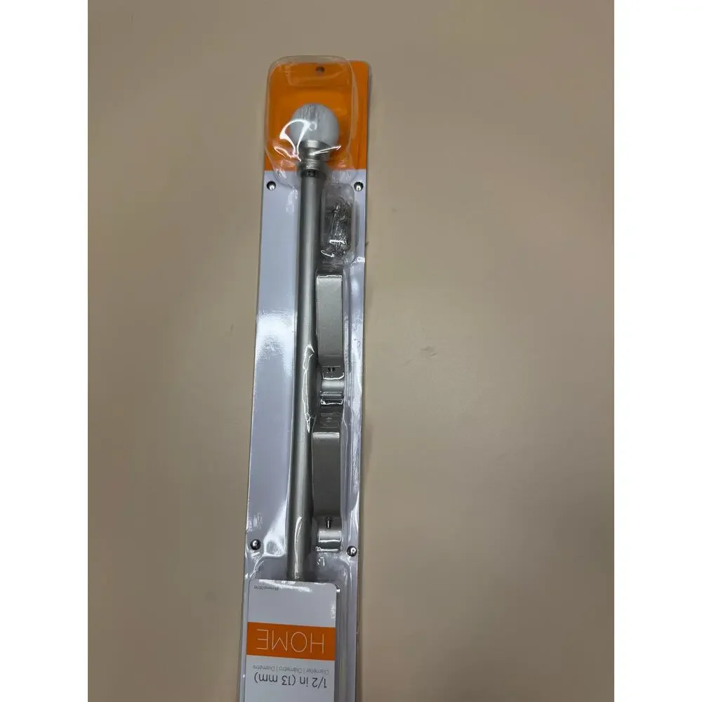 Kenney Jillian Petite Marble Ball 1/2 IN Adjustable Curtain Rod