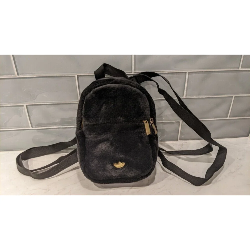 adidas black faux