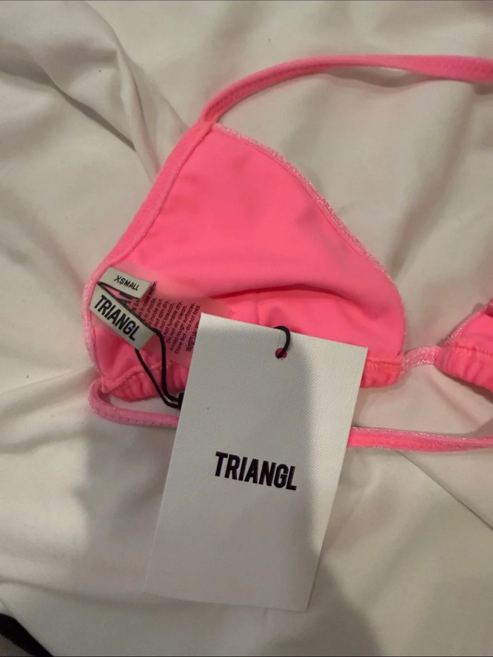 triangl swimwear bright pink