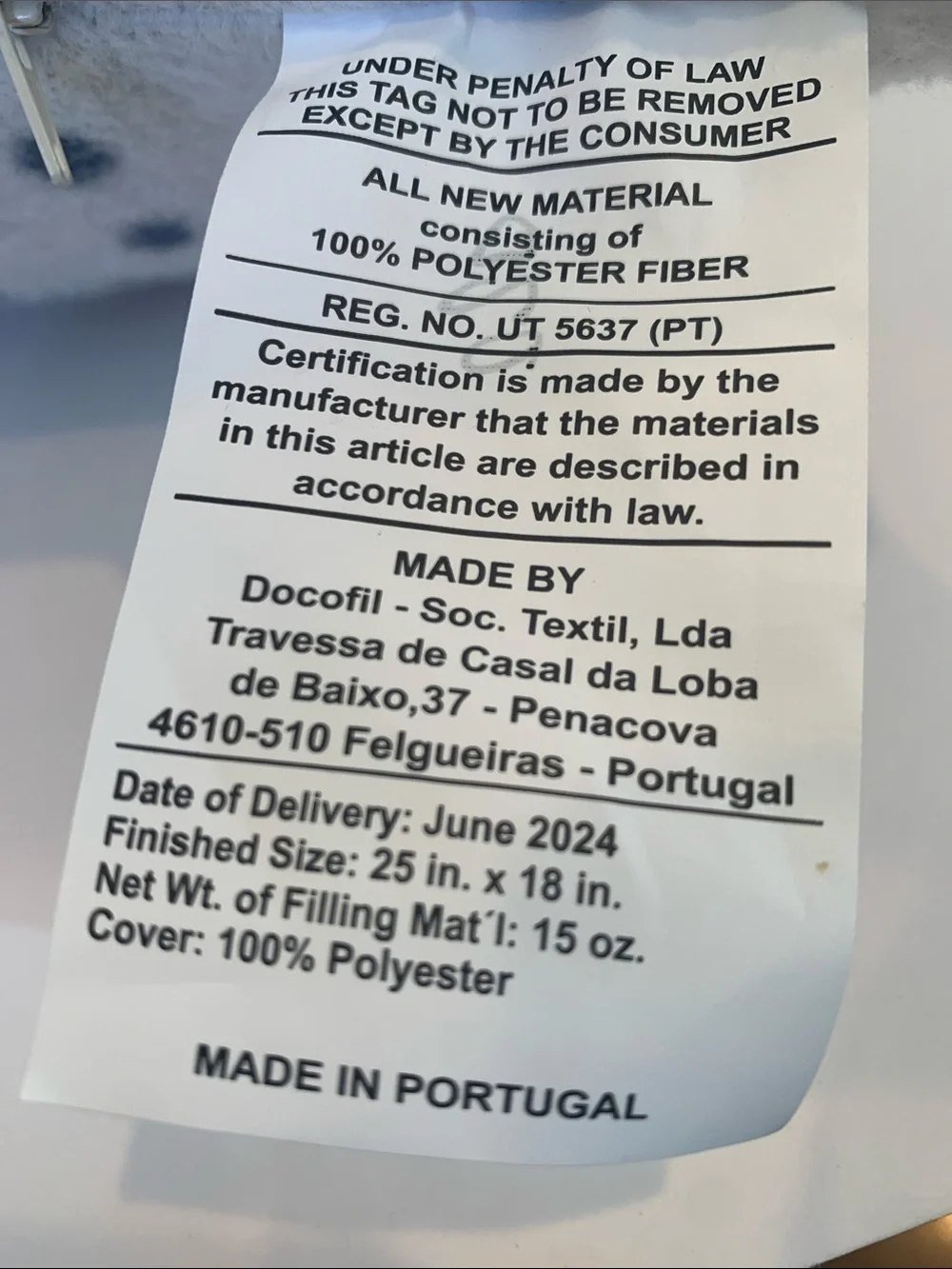 Docofil pre owned