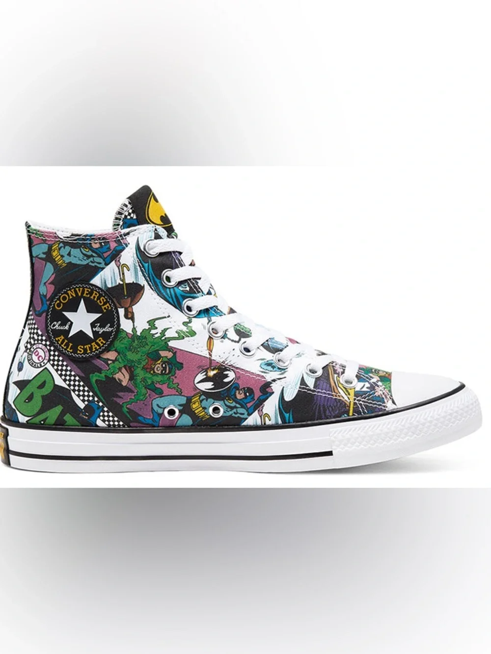 Converse Toddler Chuck Taylor All Star DC Comics Batman hightop sneaker sz 8 GUC