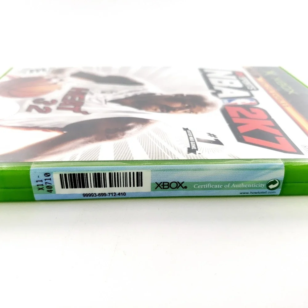 NBA 2K7 (Microsoft Xbox, 2006) Missing Cellophane New Factory Sticker Sealed
