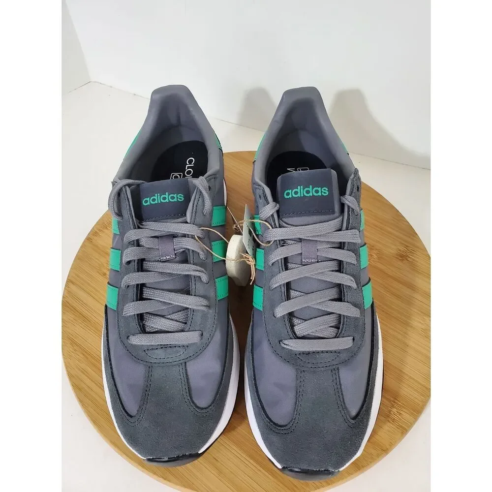 adidas Run 70s 2.0 Sneakers Grey Green Men's 10 NIB