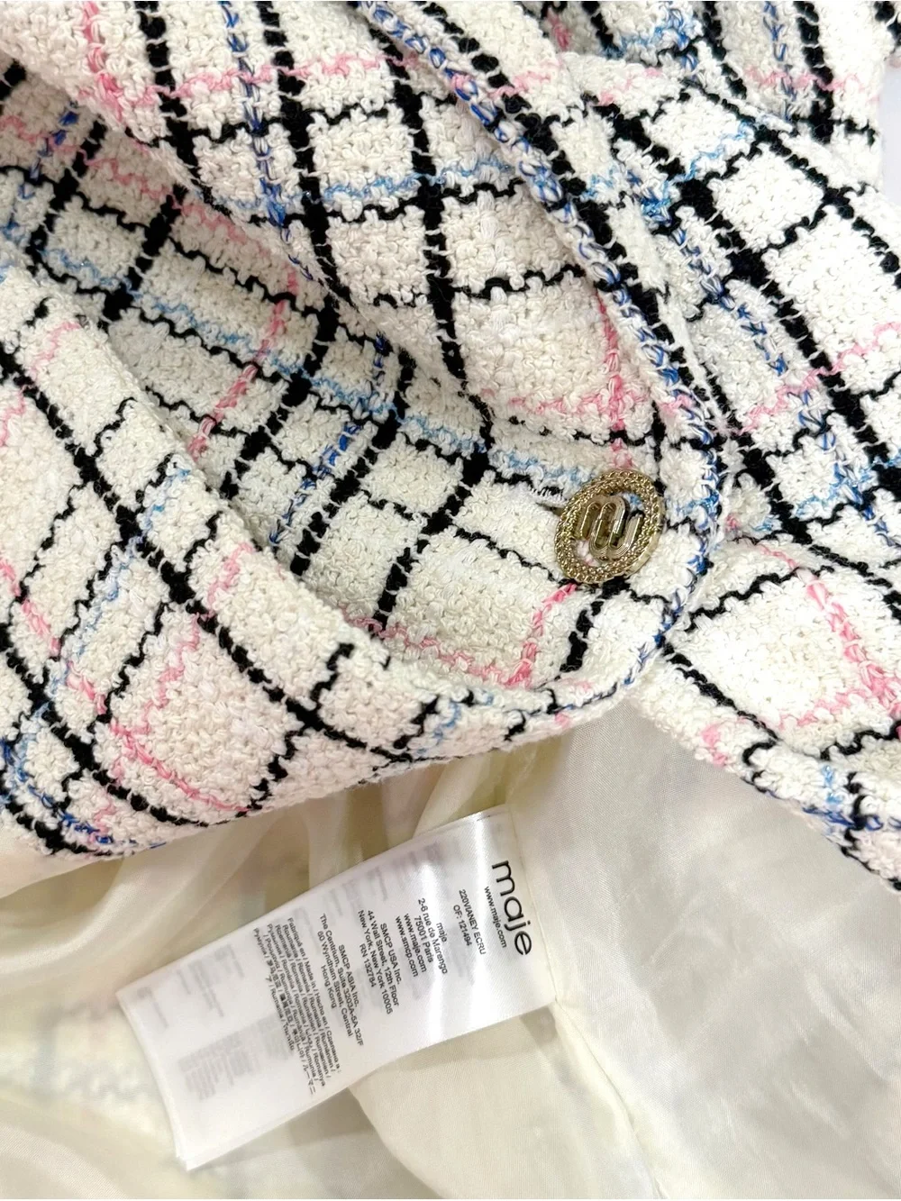 Maje cream multicolored