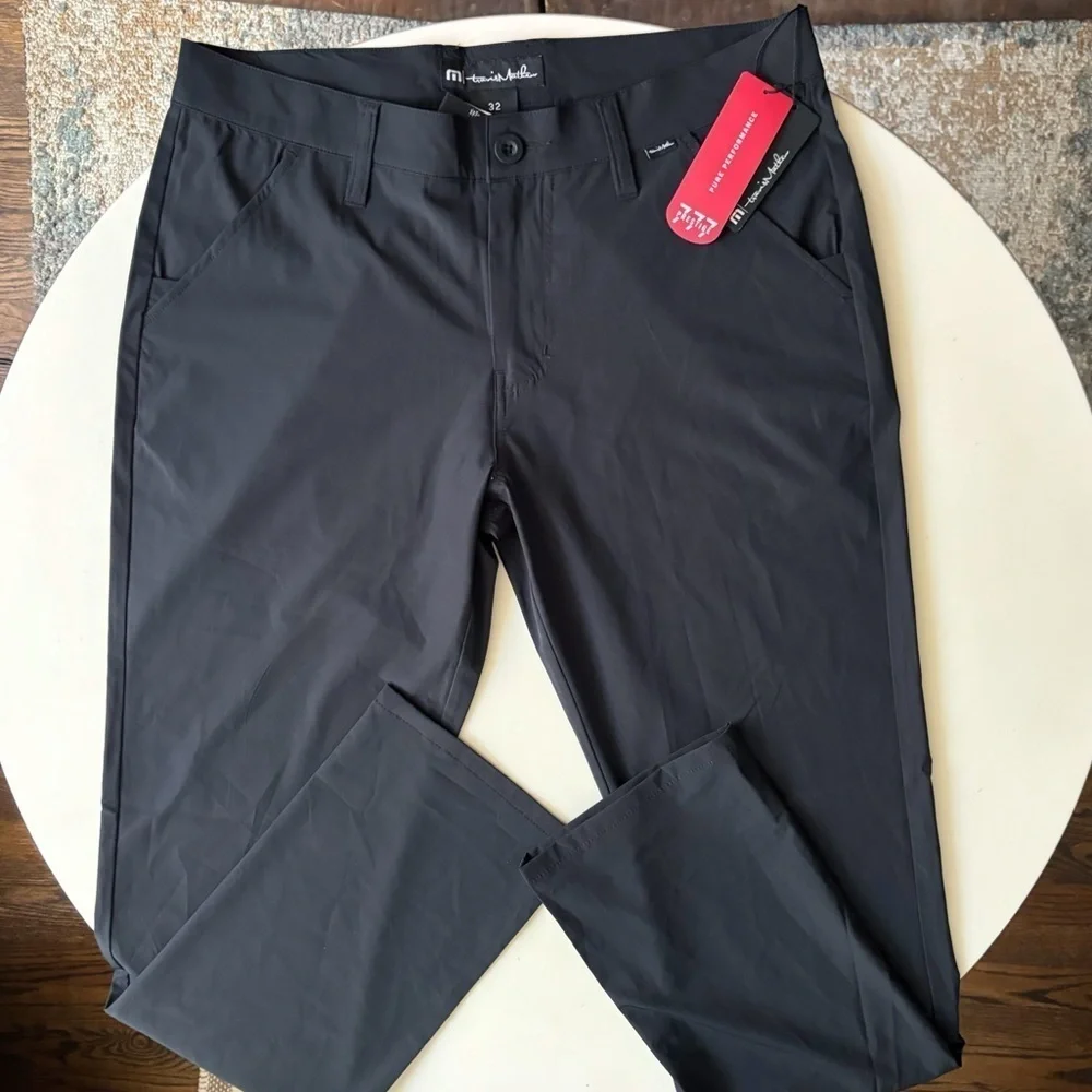 Travis Mathew Majestic X Players Lightweight Performance Pant 32x32 Black New