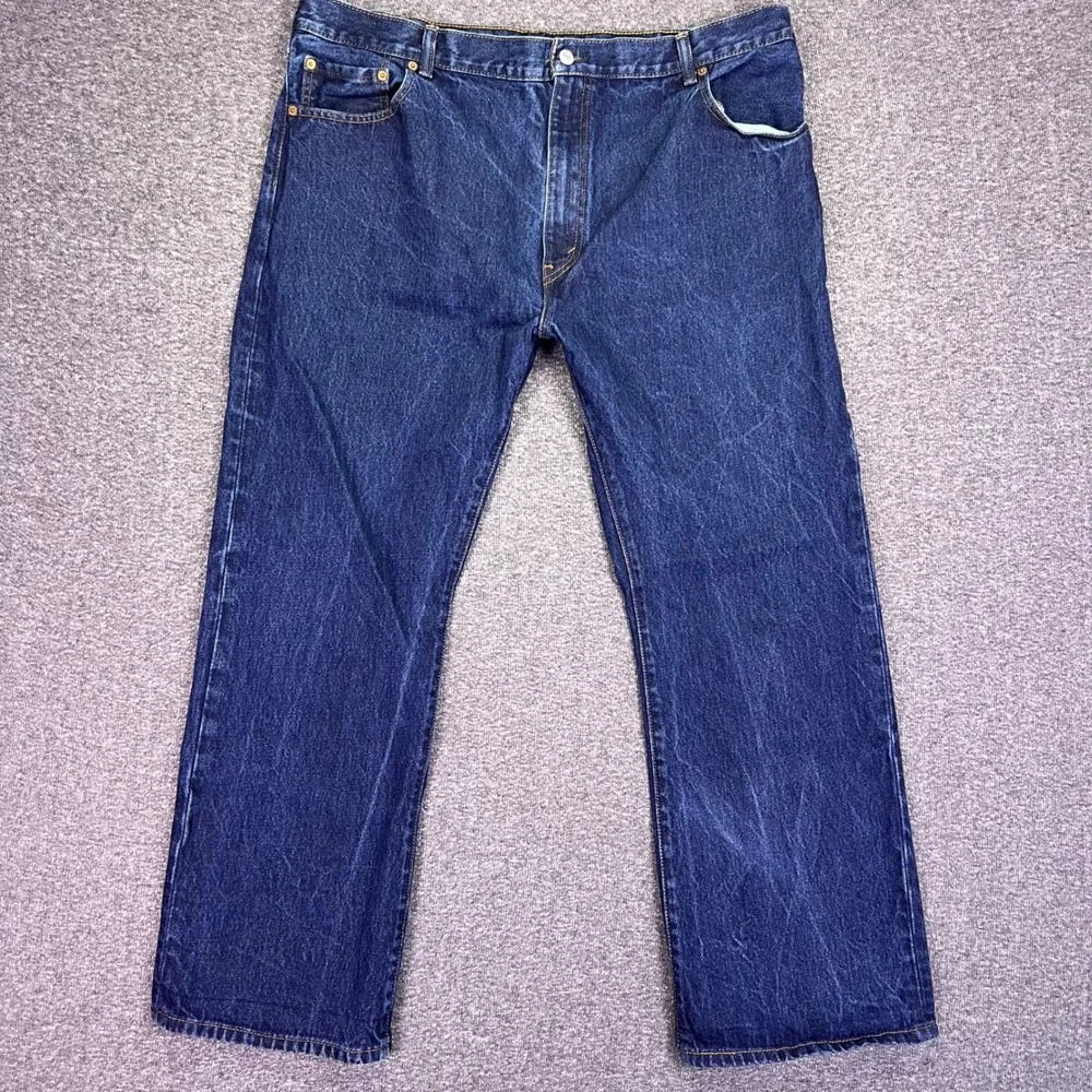 Levis 517 Jeans Mens 41x30 Dark Indigo Bootcut Denim Western Workwear Cowboy