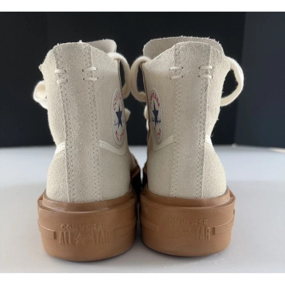 Converse Chuck Taylor All Star Lift Platform High Top Cream Gum Women 8 Men 6.5
