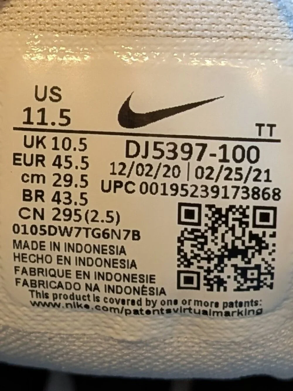 Nike owned these been