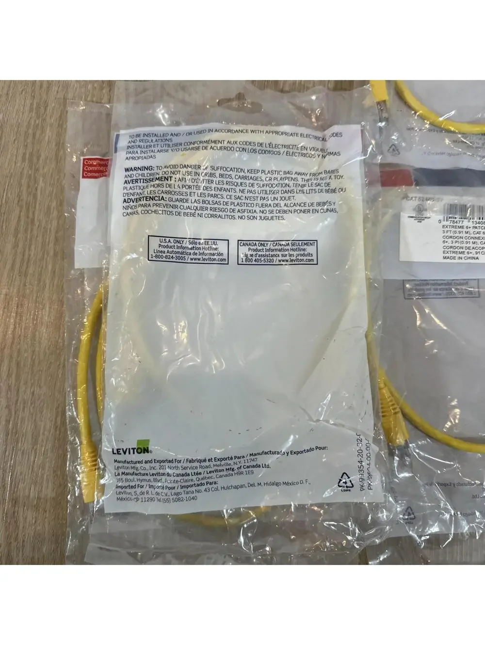 Leviton product lot