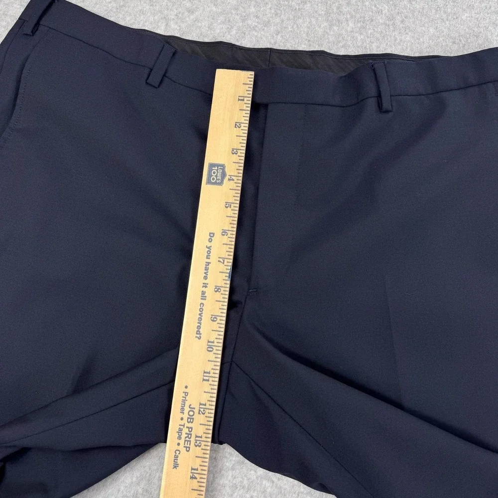 John Varvatos Bedford T Dress Pants Mens 38 Black Wool Lined Office 40x31