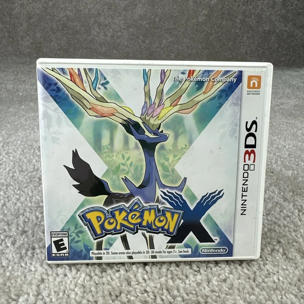 Pokémon X 3DS Authentic Tested in Box w/ Case NO Manual