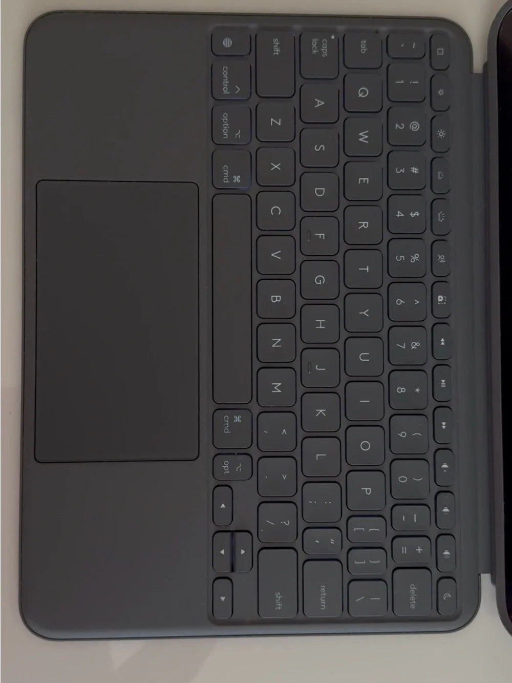 Logitech detachable keyboard