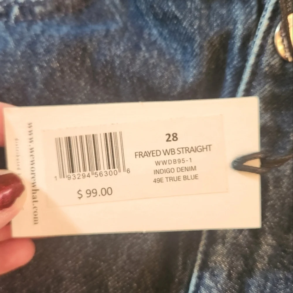 WeWoreWhat nwt frayed