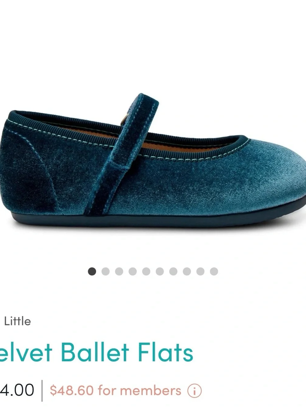 Ten Little elegant teal