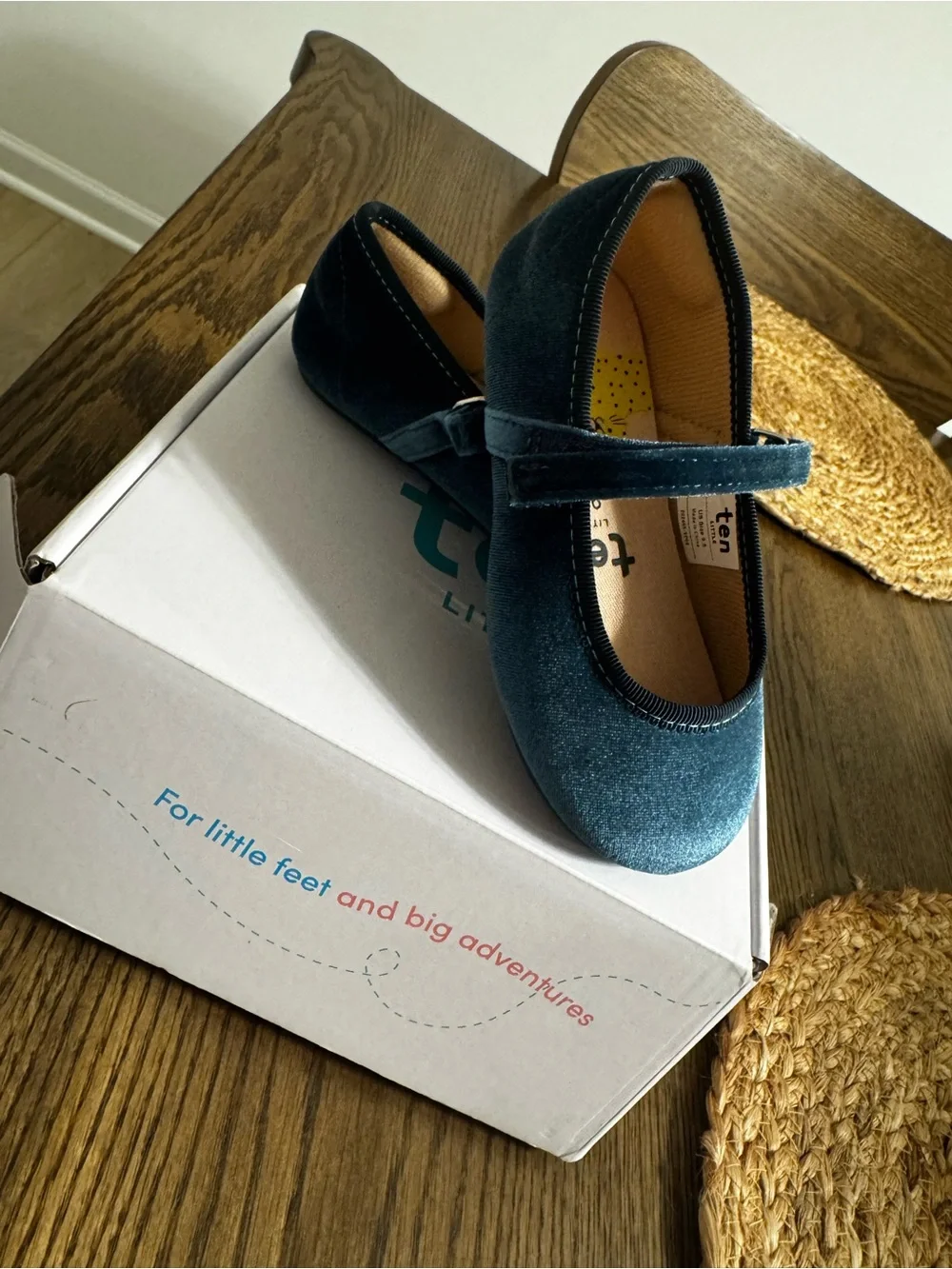 Ten Little elegant teal