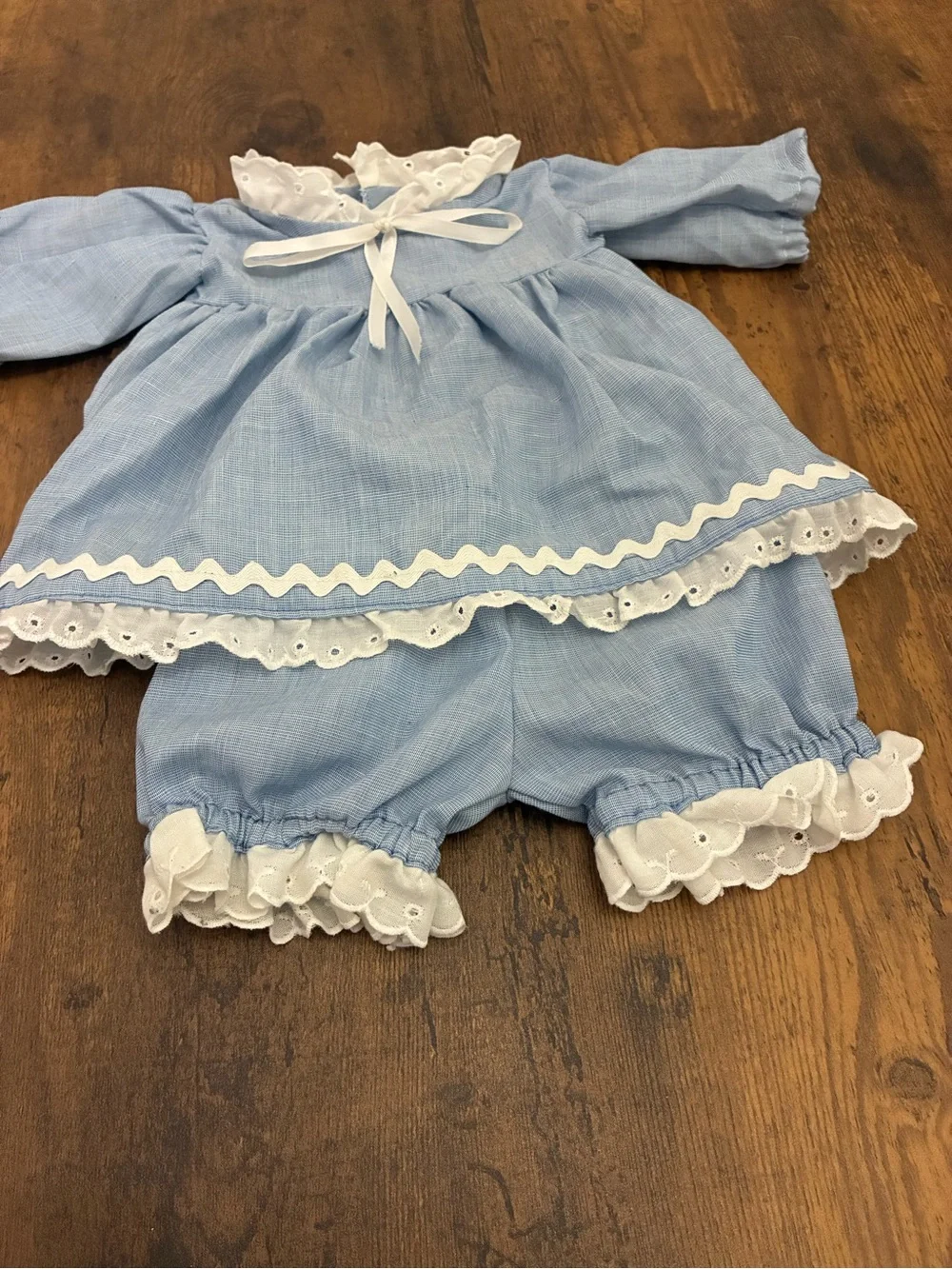 Handmade light blue