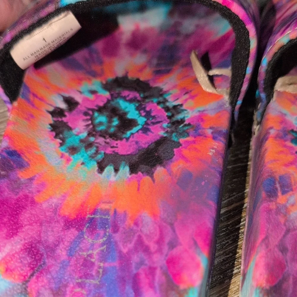 Kids Girls‎ Colorful Tie-Dye Slide Sandals