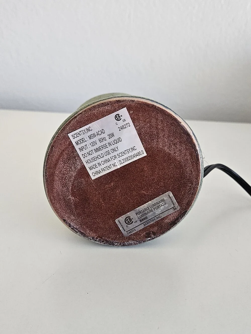 Scentsy plug wax