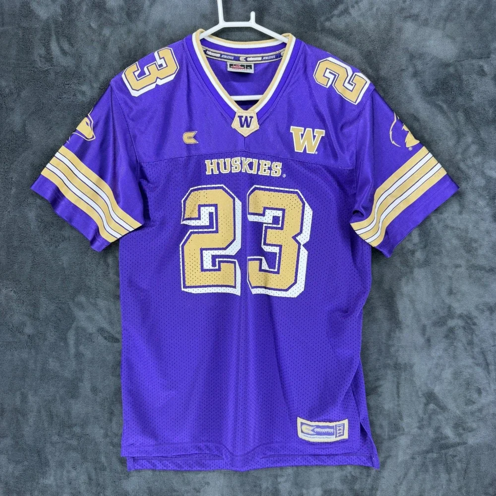 Colosseum Washington Huskies Jersey Youth XL‎ 20 Purple Gold Mesh NCAA #23
