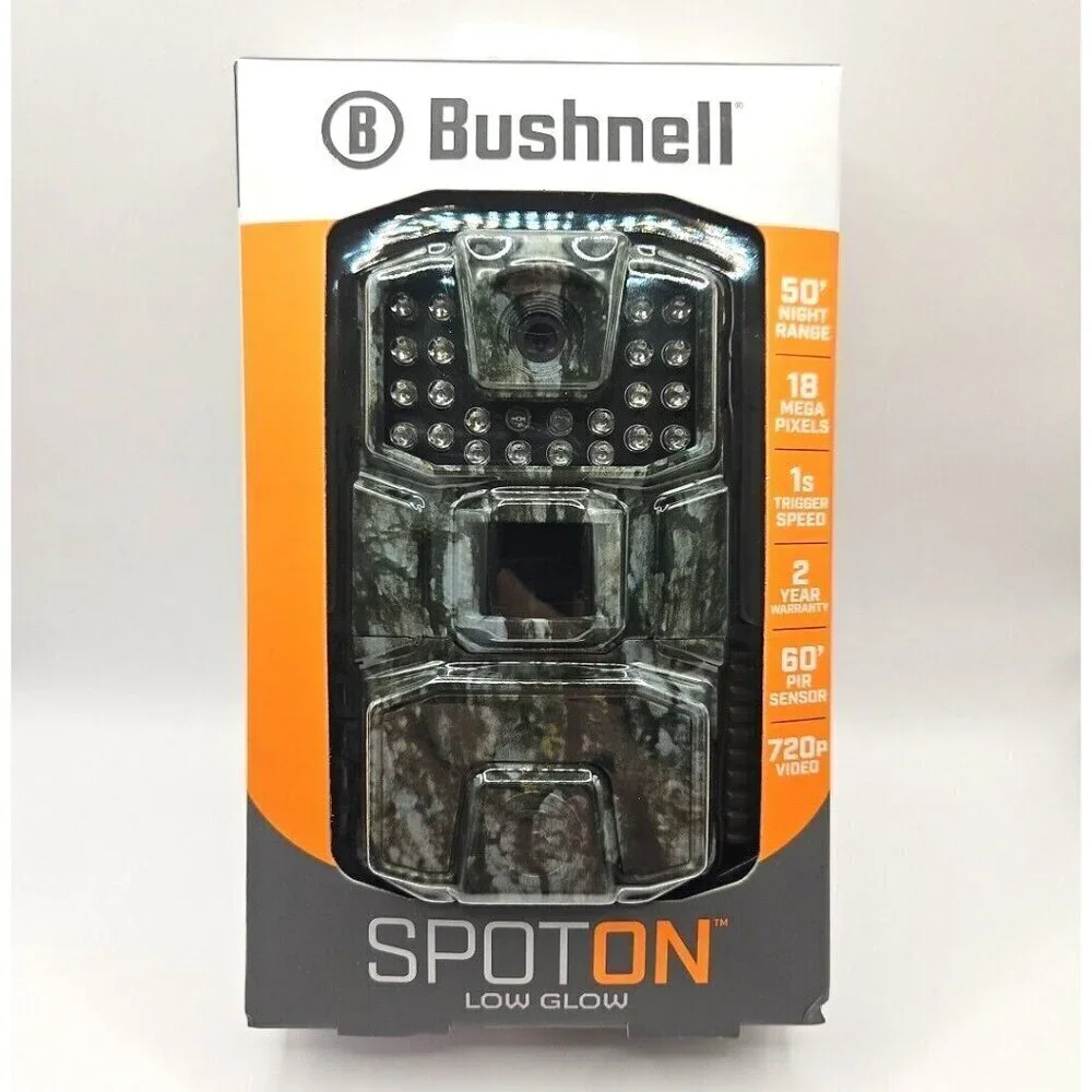 Bushnell‎ 66061WM 720p 18MP Spot On Low Glow Trail Camera 18MP 50' Range NWT