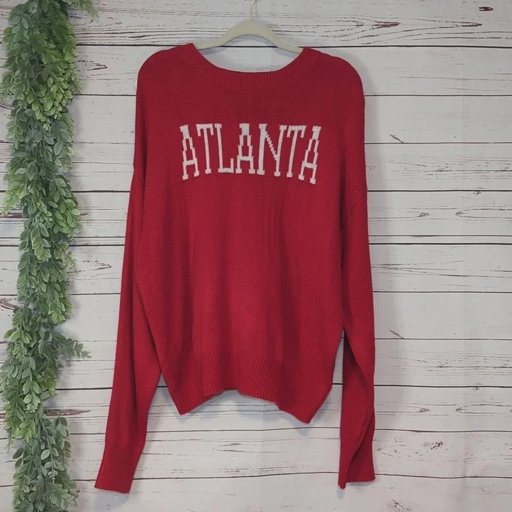 Say What? red sweater