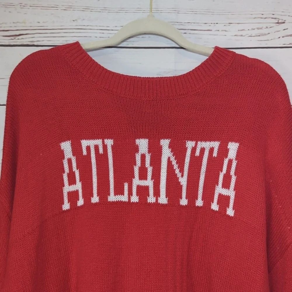 Say What? red sweater