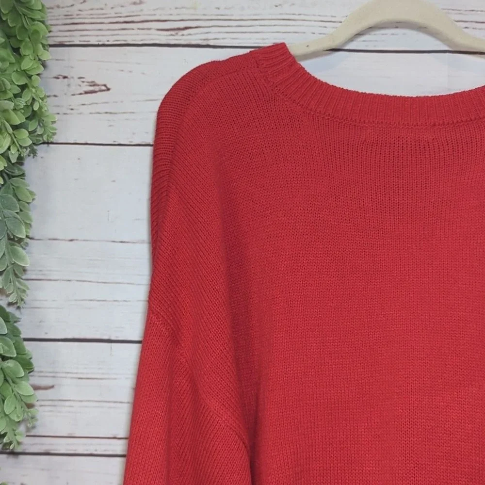 Say What? red sweater