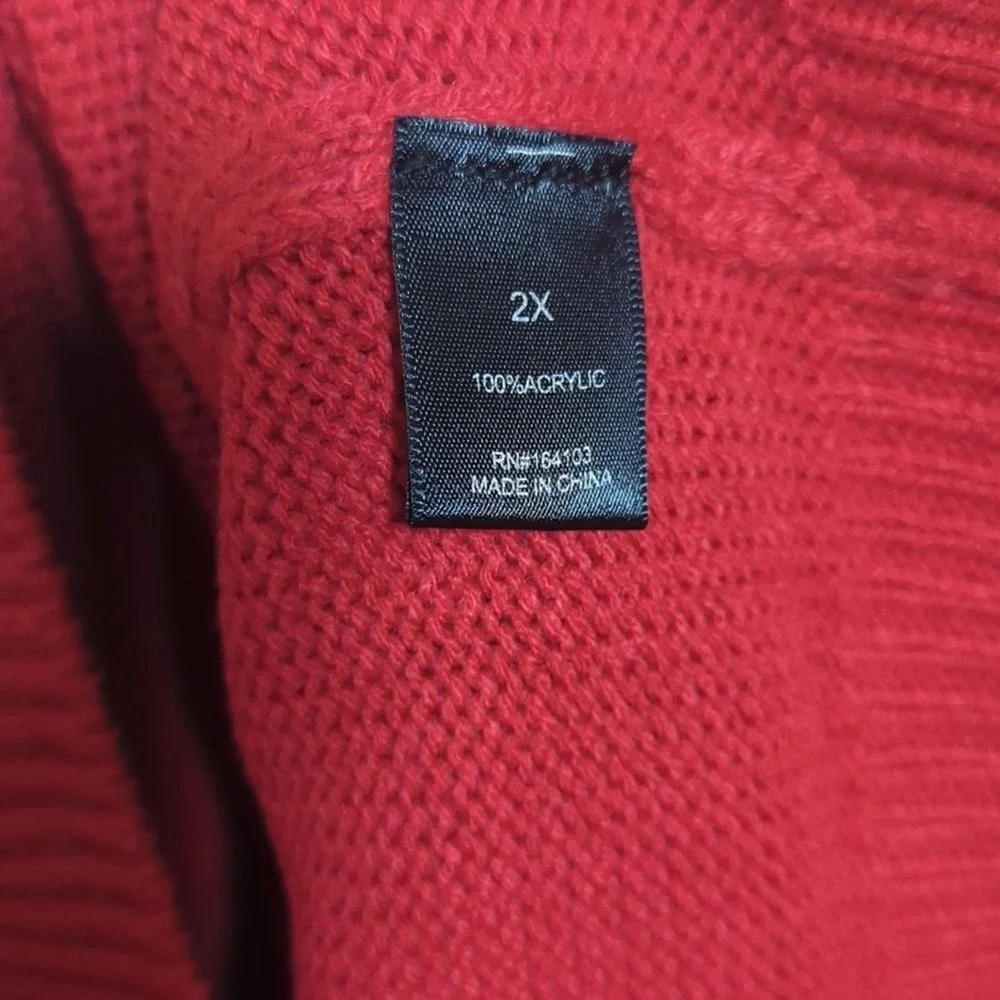 Say What? red sweater
