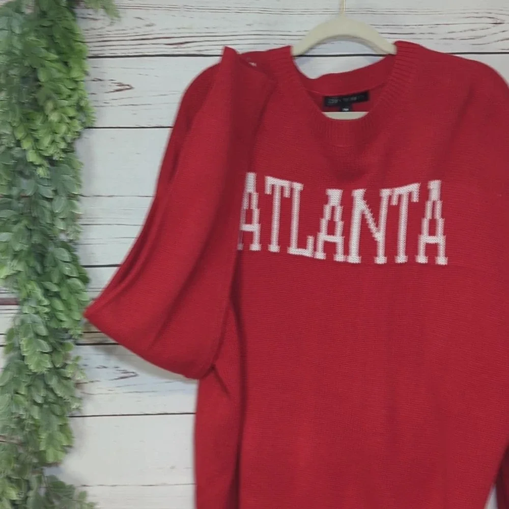 Say What? red sweater