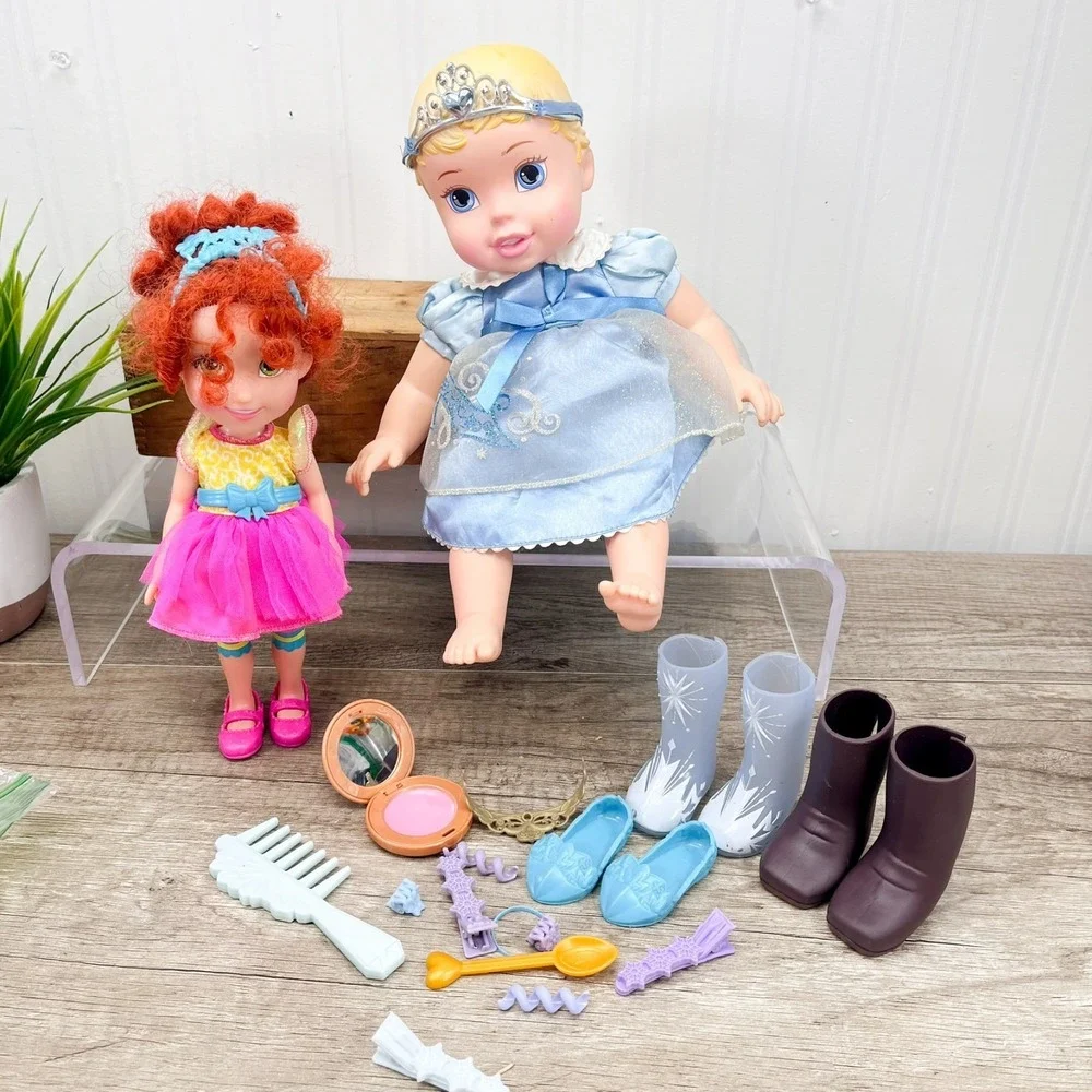 My First Disney Princess Baby Cinderella Doll Soft Body Plastic Limbs‎ + extras