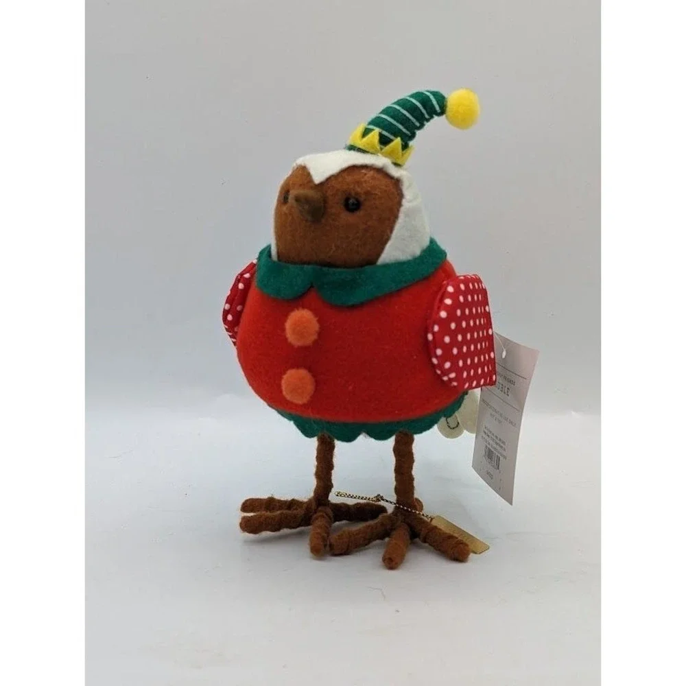 2023 Target Christmas Wondershop Featherly Friend BAUBLE Bird Felt Fabric Winter