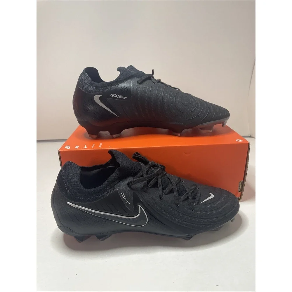 Nike Phantom GX‎ II 2 Pro ACC FG Black Soccer Cleats FJ2563-001 Mens Size 5.5