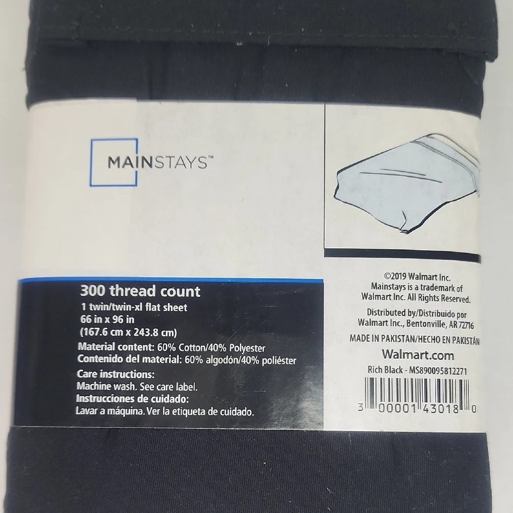 Mainstays nwt black