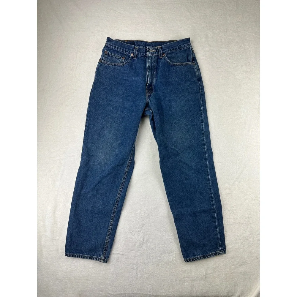 Levi's‎ 550 Jeans Mens 34x30 Blue Relaxed Fit Tapered Leg Denim 100% Cotton VTG
