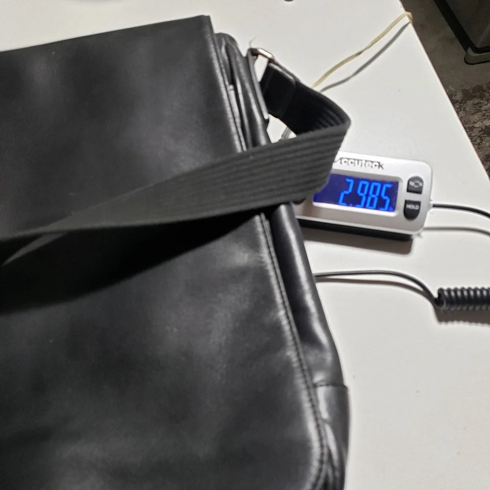 Coach black leather