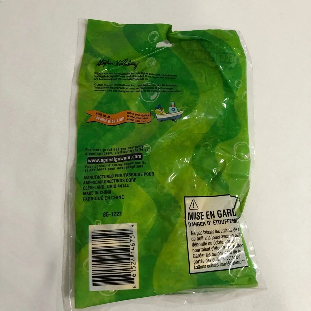 SpongeBob Squarepants unopened package