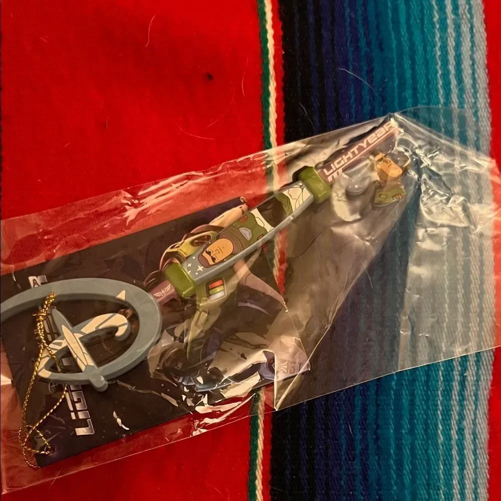 Disney Buzz Lightyear Keychain - Red, Blue, Green