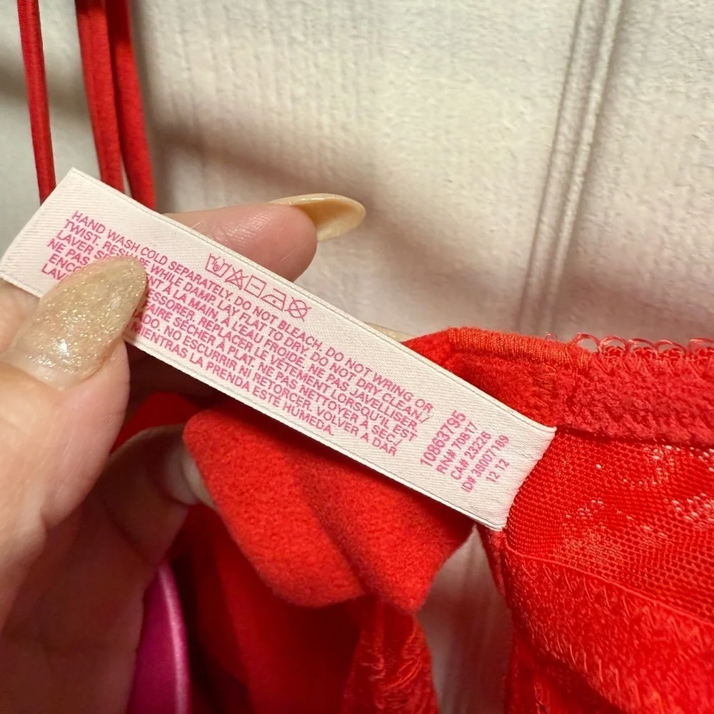 Victorias Secret lace size rhinestones