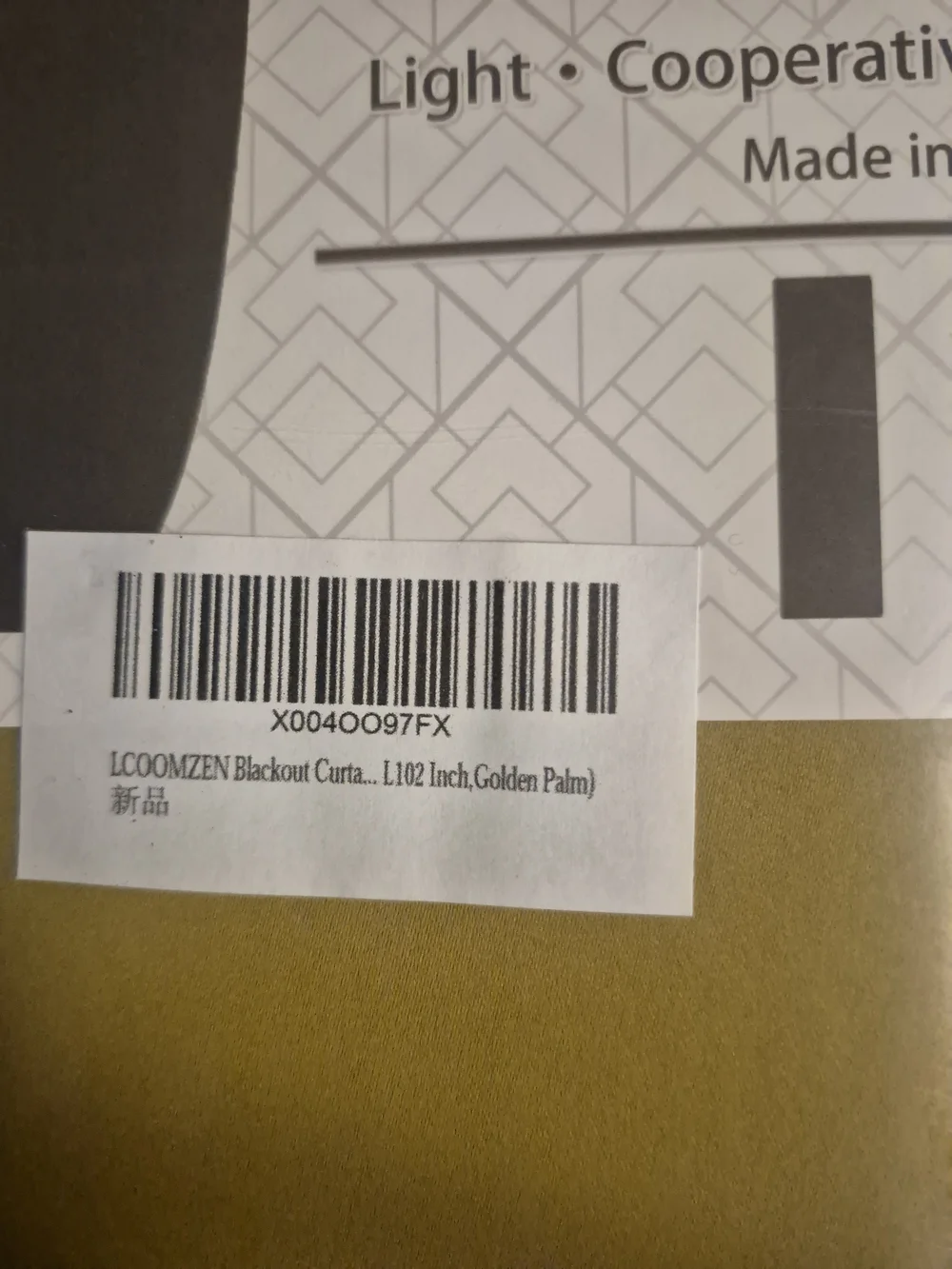 LCOOMZEN labeled bedding